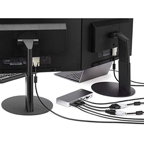 Startech.Com Dual Monitor Usb C Docking Station With 60W Power Delivery For Windows Laptops - Usb C To Hdmi Or Dvi Dock - Usb 3.