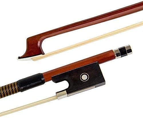 Amzz Premium 4/4 Violin Bow   Octagonal Brazilwood Stick With Ebony Frog And Mongolian Horse Hair For Smooth Performance