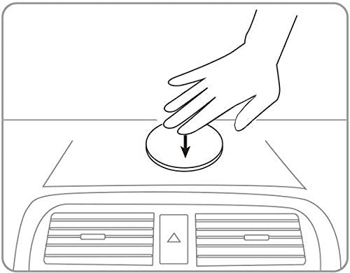 Randconcept   70Mm Adhesive Dashboard Pad Mounting Disk With Adhesive For Suction Cup Phone Mount & For Garmin Gps Suction Mount