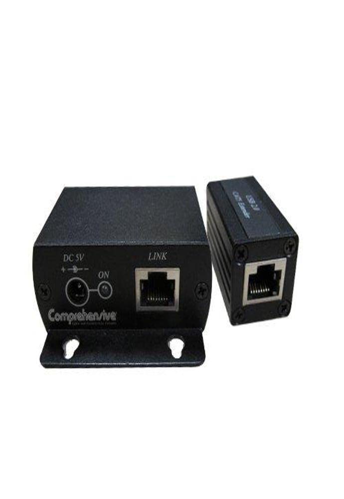 Comprehensive Cable Cue 104Fe Usb 2.0 Fast Extender With 4 Port Hub Up To 70 Meter Over Cat6 Cable