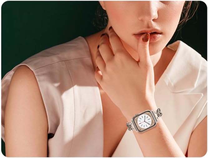 Kolgios 38/40/41Mm Starlight Cool Chain Women Stylish Smartwatch Band Compatible For Apple Watch Bands Series 9/8/7/6/Se/5 Repla