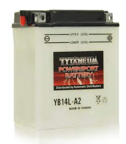 TYTANEUM YB12AL-A FP TYTANEUM PS BATTERY YB12AL-A, W/ACID