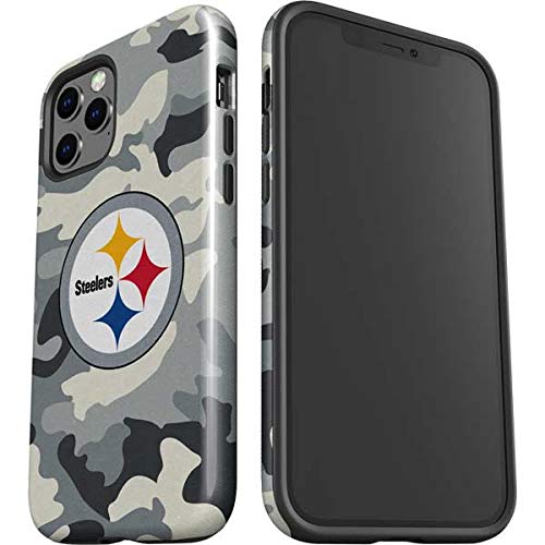 Skinit Impact Phone Case Compatible With Iphone 12 Pro   Officially Licensed Nfl Pittsburgh Steelers Camo Design