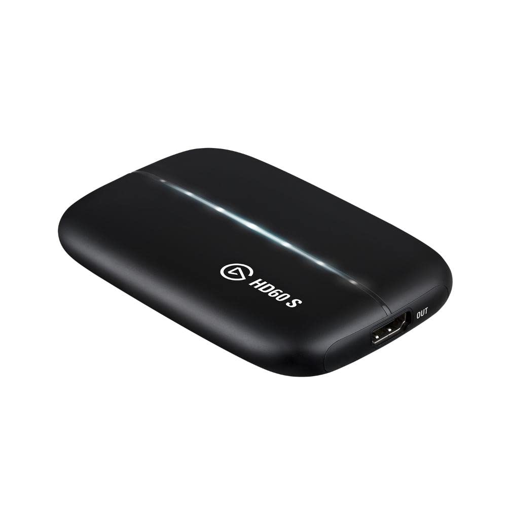 Elgato Hd60 S, Usb3.0 External Capture Card, Stream And Record In 1080P60 With Ultra Low Latency On Ps5, Ps4/Pro, Xbox Series X/