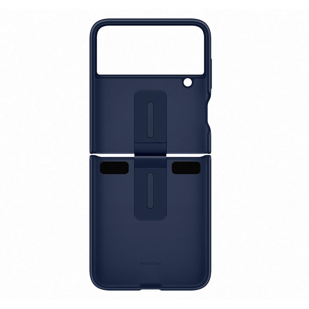 Samsung Galaxy Z Flip4 Official Silicone Cover With Ring Navy