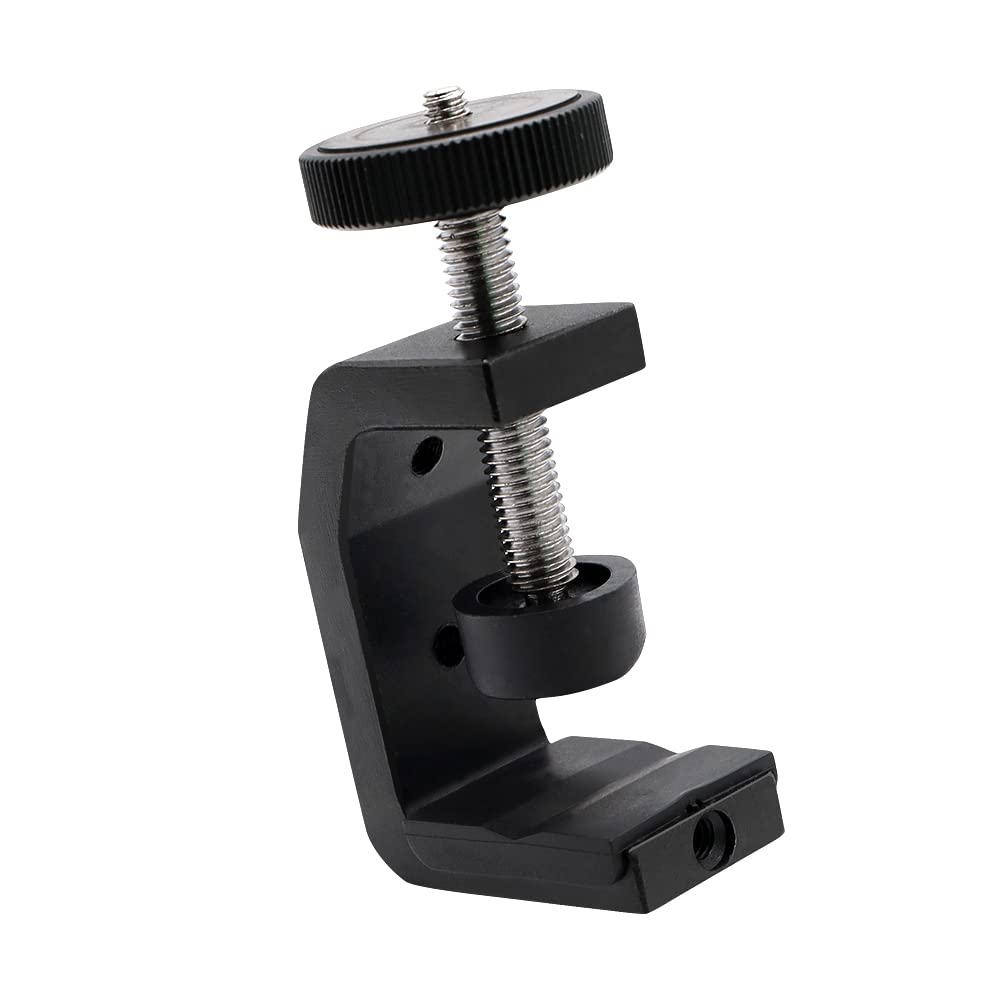 Slow Dolphin Photography C Clamp Camera Clamp Mount With 1/4' Screw For Photo Studio Video Dslr,Cameras, Light Stand, Desk, Rods, Hooks, Shelves, Cross Bars