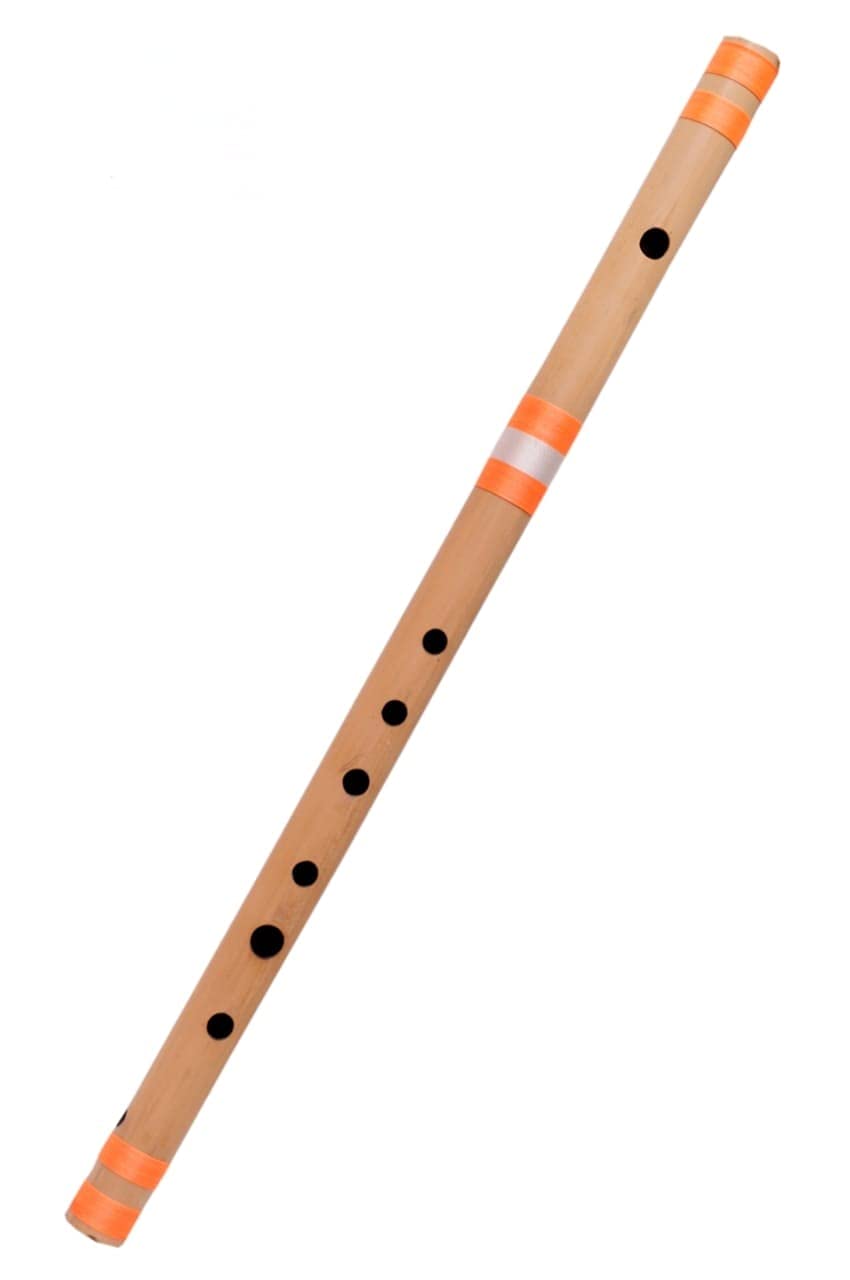 Ibda Bamboo Bansuri For Professional/Learner/Beginner Handcrafted Flute (E Scale 15.5 Inch)