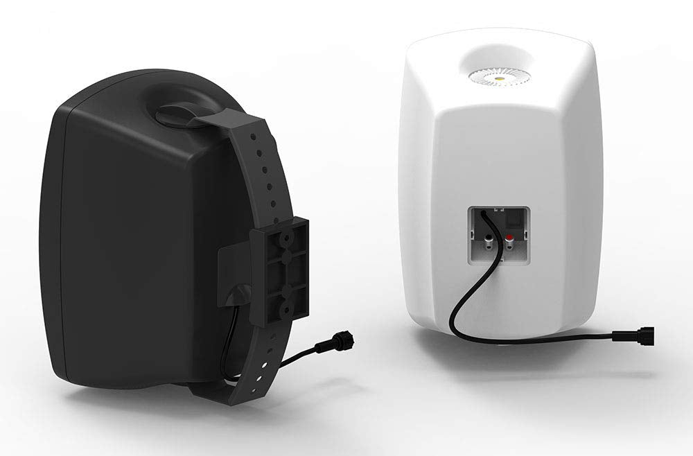 OSD Audio 6.5' Wireless Bluetooth Outdoor Patio Speaker Architectural Stereo Pair White BTP650 Long Range