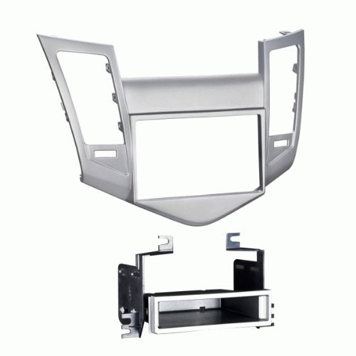 Carxtc Double Or Single Din Install Car Stereo Dash Kit For A Aftermarket Radio Fits 2011 2015 Chevrolet Cruze W/Color Screen Tr