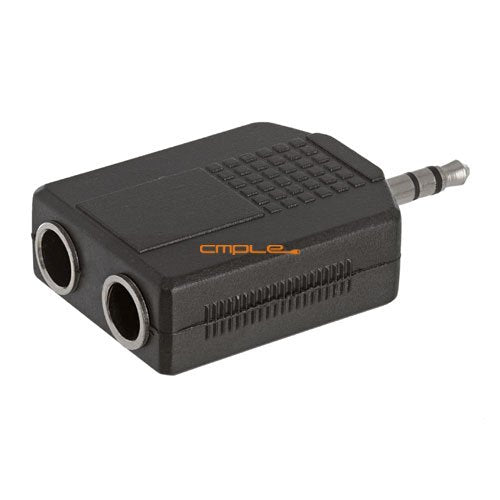 Cmple - 3.5Mm Stereo Plug To 2X6.35Mm Stereo Jack Adapter