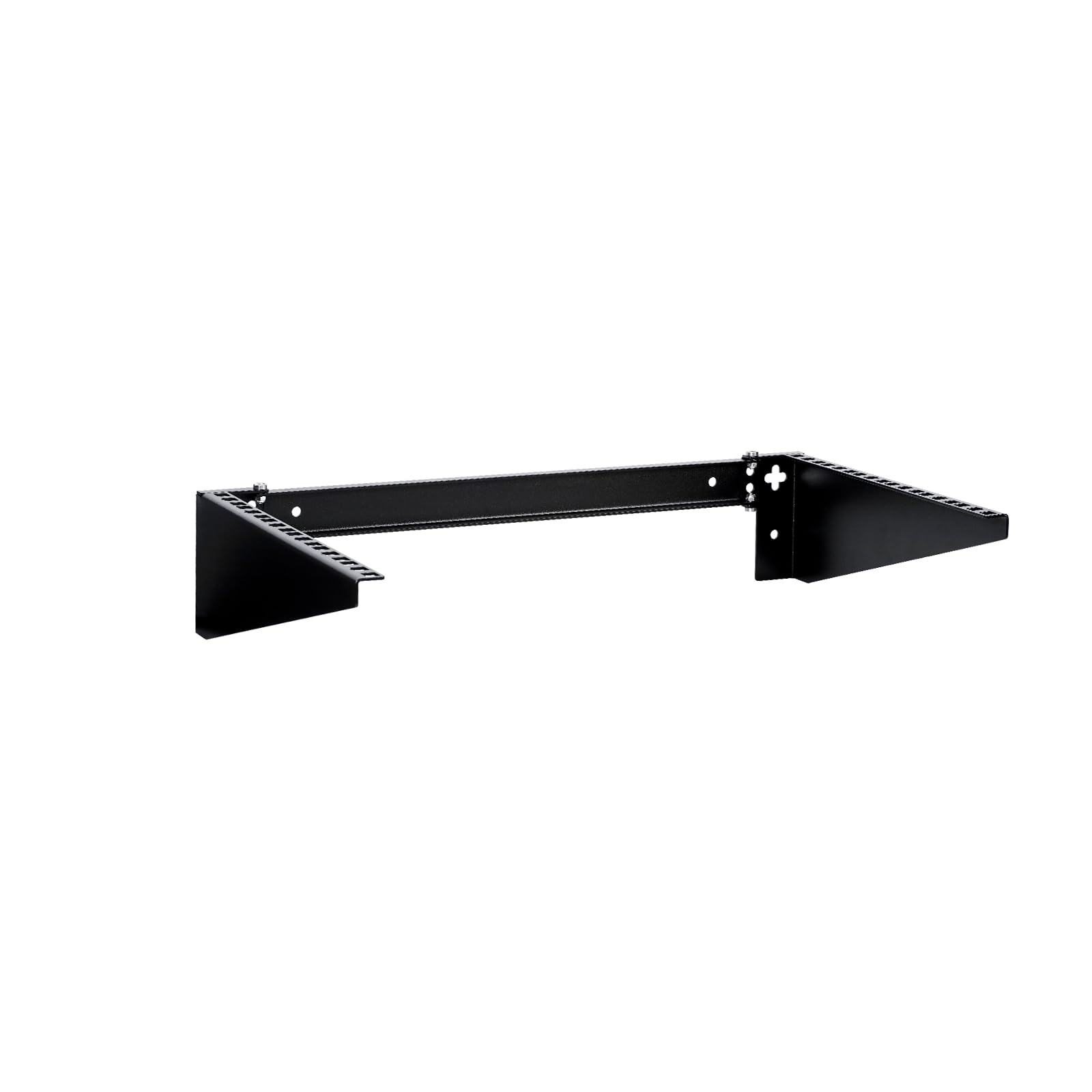 Rackpath 6U Vertical Wall Mount Rack   Heavy Duty 125Lbs Capacity Vertical Mounting Bracket (6U)
