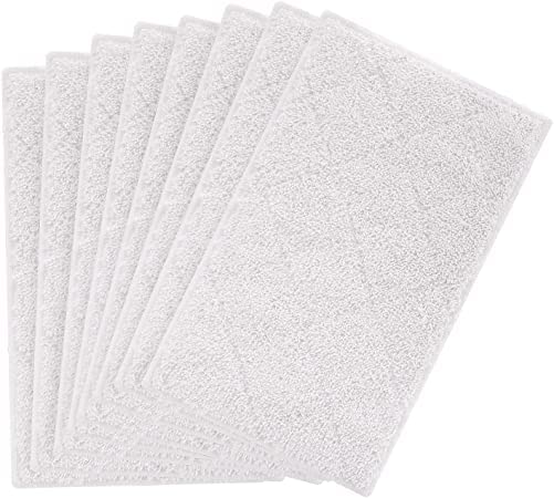 Light 'N' Easy Steam Mop Pads Replacement Reusable For S3601 S3101 S7326 7688Anb 7688Anw Floor Microfiber Cleaning Cloths(8 Pack