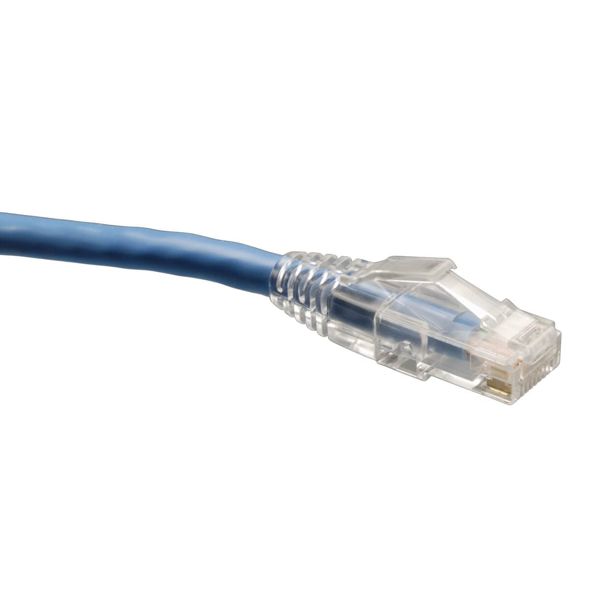 Tripp Lite Cat6 Gigabit Solid Conductor Snagless Patch Cable (Rj45 M/M )   Blue, 50 Ft.(N202 050 Bl)
