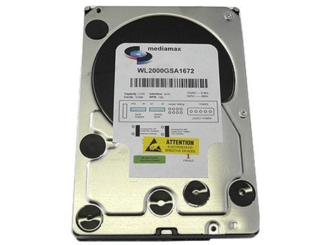 White Label 2 Terabyte (2Tb) 16Mb Cache 7200Rpm Sata2 3.5'' Internal Desktop Hard Drive (For Pc, Mac, Cctv Dvr, Nas)   W/ 1 Year