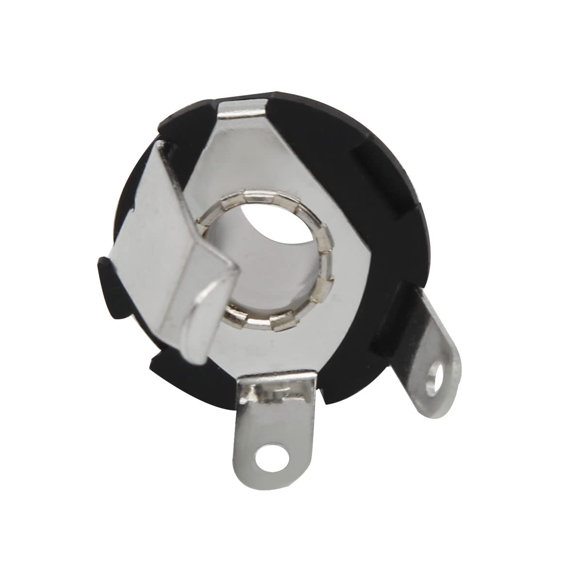 Fleor Electric Guitar Jack 6.35Mm 1/4 Mono Jack Copper Input/Output Socket With Nut Washer