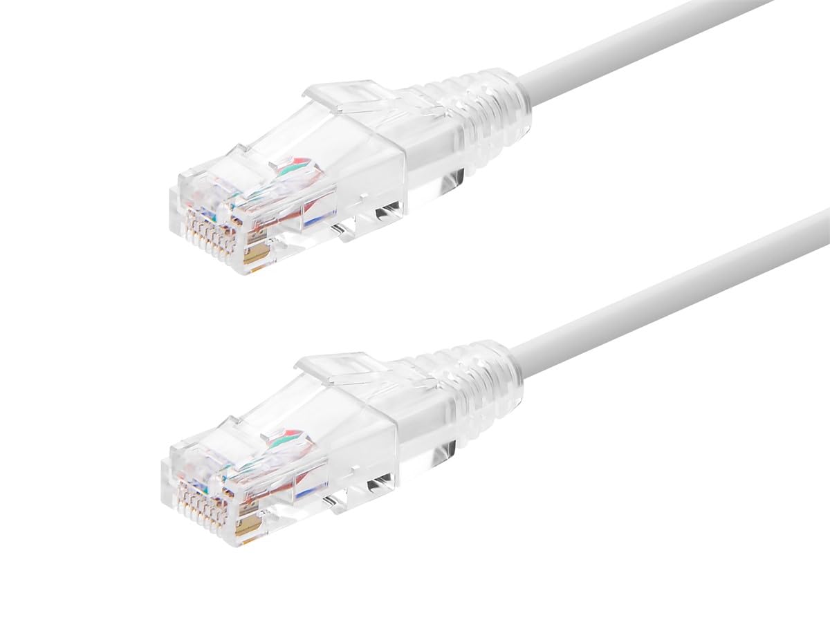 Slimrun  Cat6 Utp Cable-5Ft White