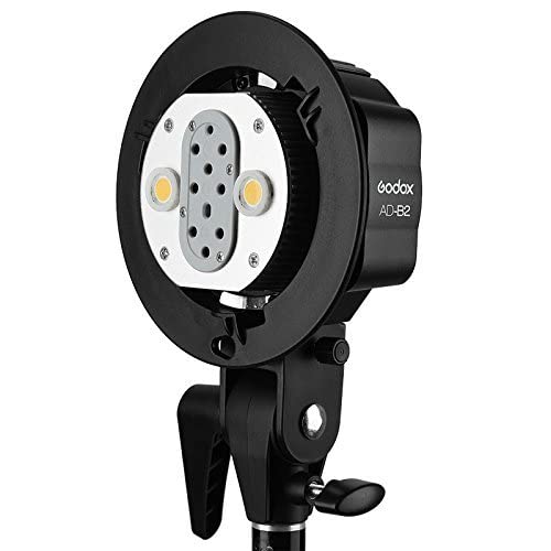 Godox Ad B2 Dual Tubes Light Head S Type Bowens Mount Flash Twin Head Bracket To Install 2 Ad200 Ad200Pro Pocket Flashes Or Flas