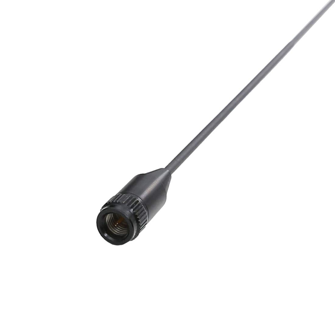 Gra Sma24 Sma 144 146/430 440 Mhz 2M/70Cm Super Elastic Memory Steel Flexible Vertical Handheld Dual Band Antenna, 15.75 Inch
