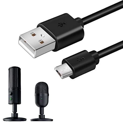 Ienza 10 Ft Long Micro Usb Cable For Razer Seiren Mini And Razer Seiren X Usb Streaming Microphone (Please Check Your Microphone