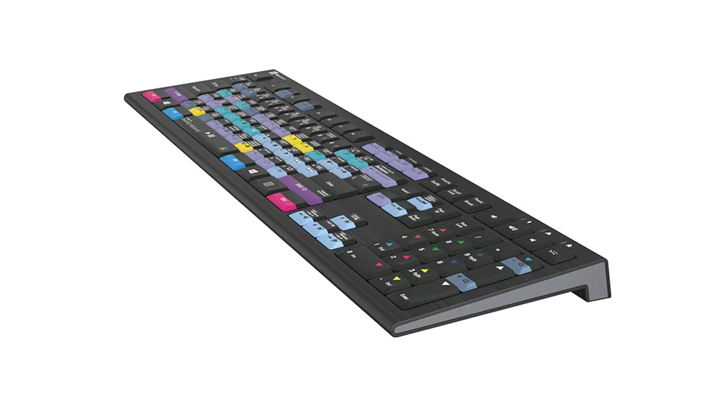 Logickeyboard Designed For Blackmagic Davinci Resolve 17 Compatible With Win 7 11  Astra 2 Backlit Keyboard # Lkb Resb A2Pc Us