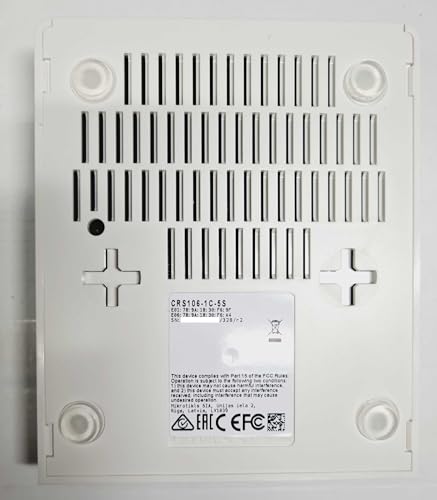 Mikrotik Cloud Router Switch With 1 Gigabit Ethernet / Sfp Combo Port And 5 Sfp Cages (Crs106 1C 5S)