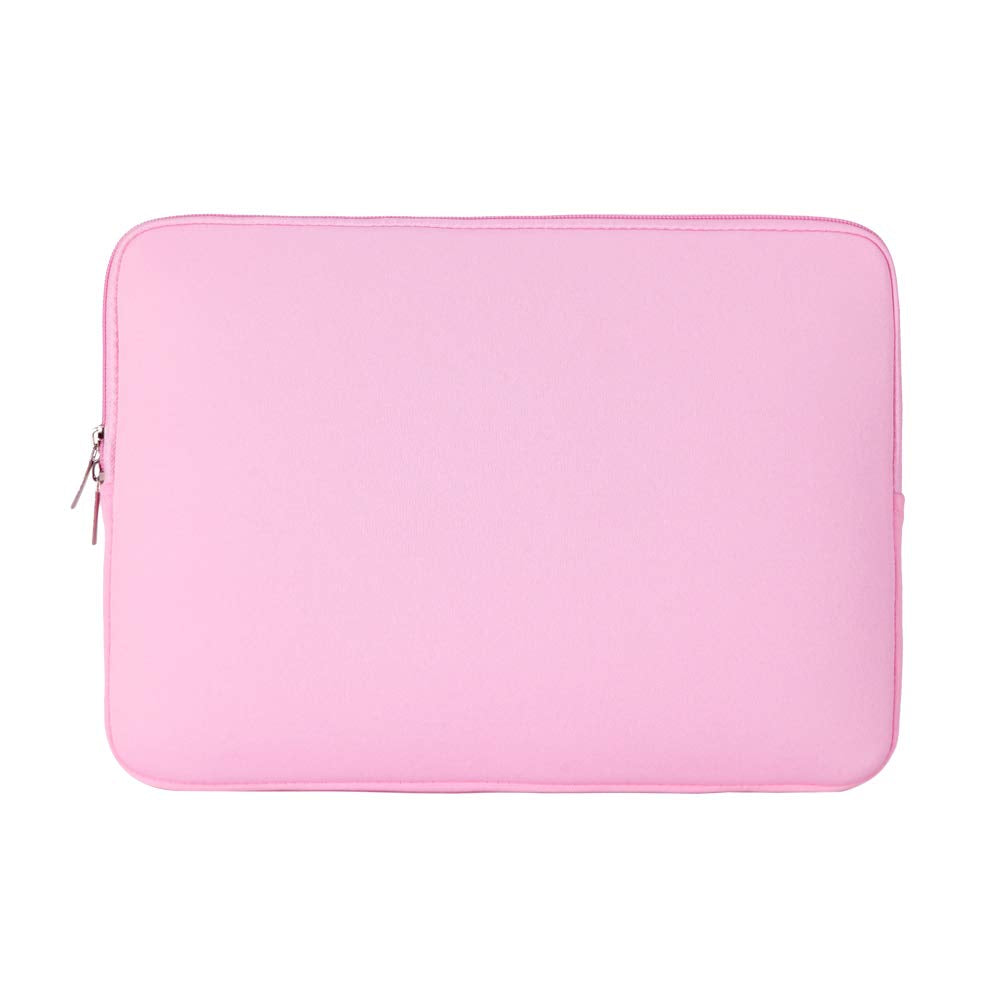 RAINYEAR 11-11.6 Inch Laptop Sleeve Protective Case Soft Carrying Computer Zipper Bag Cover Compatible with 11.6' MacBook Air for 11' Notebook Tablet Chromebook (Pink)