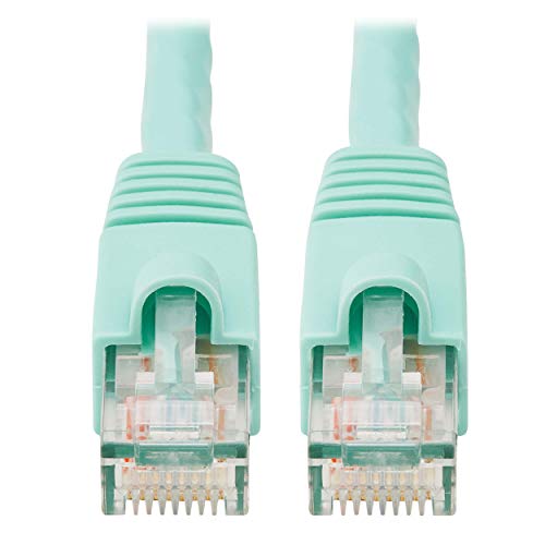 Tripp Lite N261 007 Aq Augmented Cat6 (Cat6A) Snagless 10G Certified Patch Cable, (Rj45 M/M)   Aqua, 7 Ft.