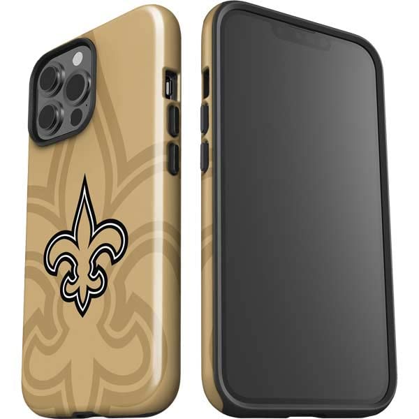 Skinit Impact Phone Case Compatible With Iphone 14 Pro Max   Officially Licensed Nfl New Orleans Saints Double Vision Design