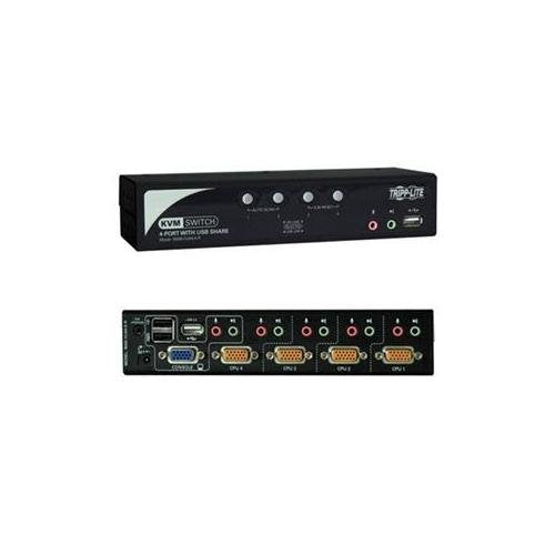 4PORTKVMSWITCH W AUDIO,2PORTUSB 2.0 HUB