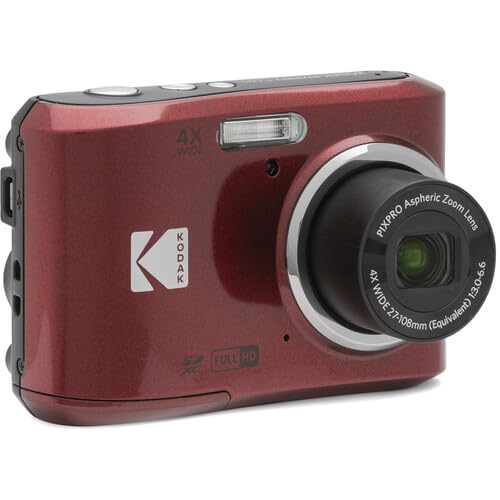 Kodak Pixpro Fz45 Digital Camera Bundle, Includes: Sandisk 32Gb Memory Card, Spare Batteries, Hard Shell Camera Case And Card Re