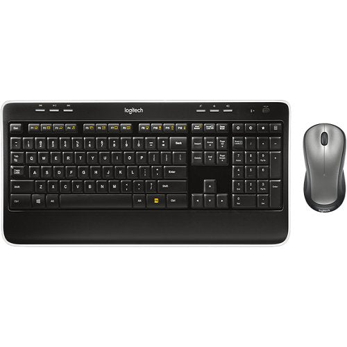 Logitech Mk520 Wireless Keyboard And Mouse Combo   Black/Grey