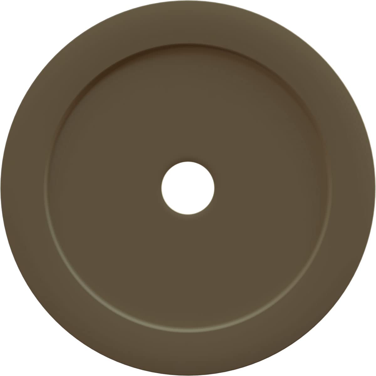 Ekena Millwork Cm25Coacs Cole Ceiling Medallion, 25 3/8''Od X 3 3/8''Id X 1 3/8''P, Hand Painted Antique Copper