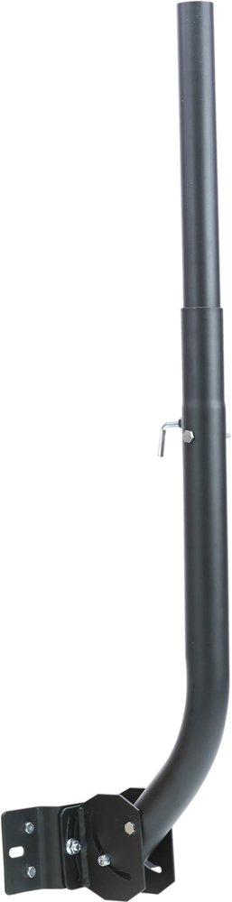 Channel Master Cm 3090 Telescoping Universal Antenna Mast Pole Adjustable Roof Mount To Wall, Eave, Attic, Chimney On Flat, Slanting Or Vertical Surface,43.125' X 9' X 4.75' In,Black