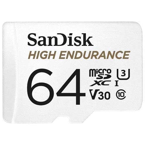 Sandisk 64Gb High Endurance Micro Sd Memory Card Works With Wyze Cam V3 Pro, Wyze Cam Outdoor V2 Smart Camera (Sdsqqnr 064G Gn6I