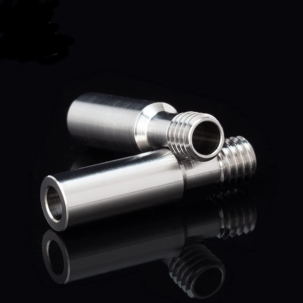 2Pcs Upgrade Gr5 Titanium Alloy Cr10 Throat Ender 3 V2 Heatbreak Tube For Creality Cr 10,S4 S5, Cr10S, Ender3, Ender 3 Pro, Cs3