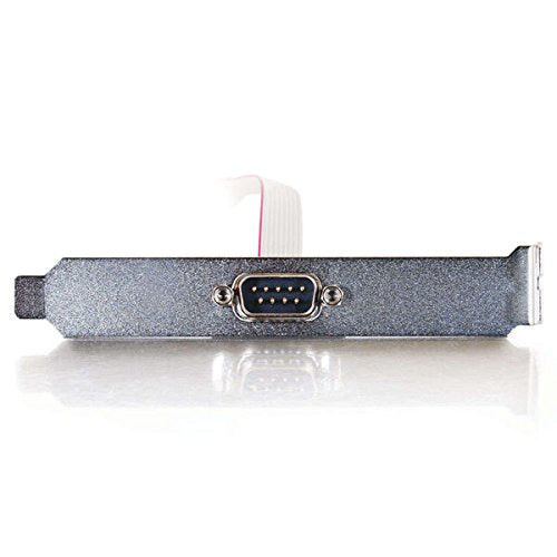 C2G 09480 Db9 Male Serial Rs232 Add A Port Adapter With Bracket, Gray