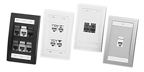 Panduit Cfpe1Why 1 Gang 1 Port Faceplate, White