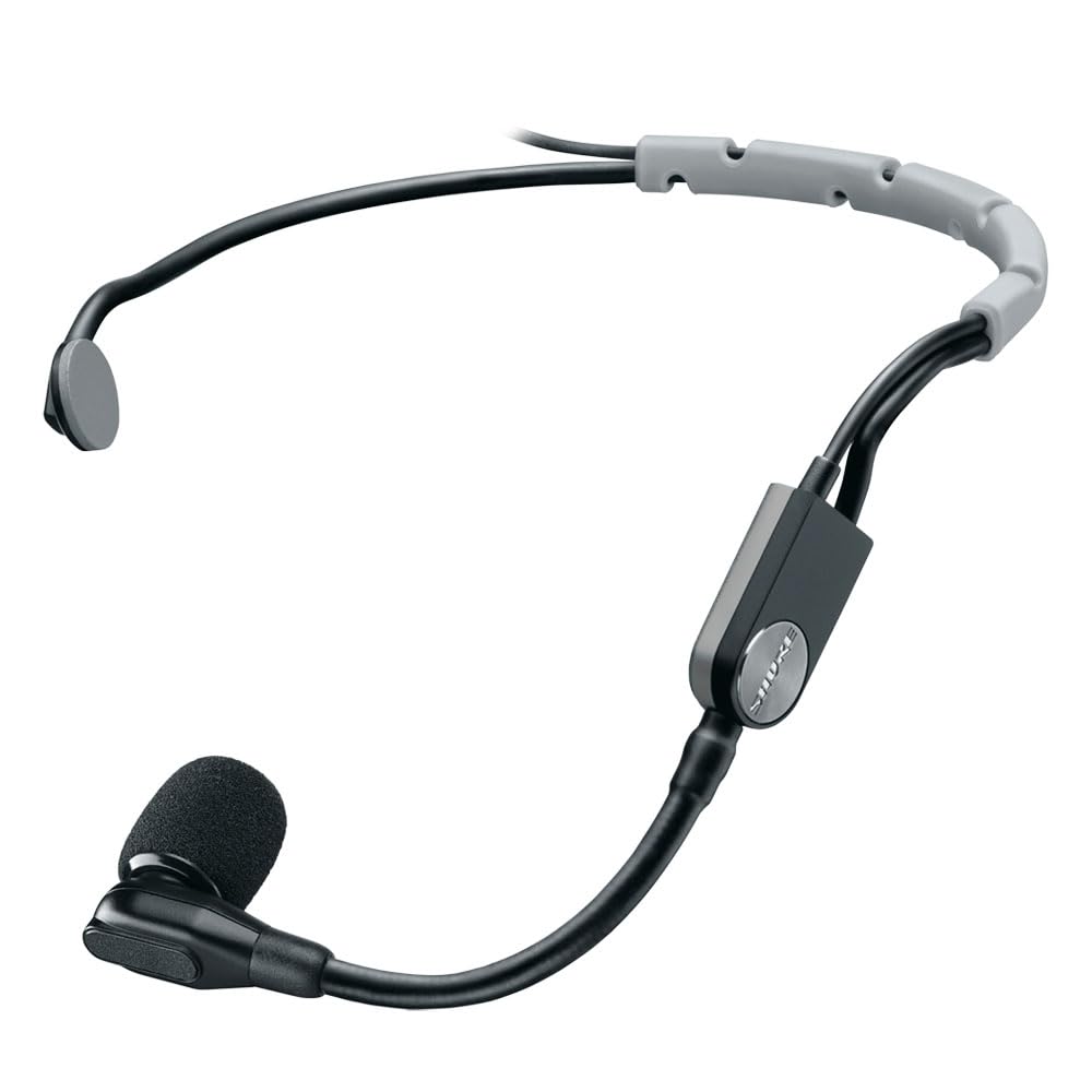 Shure Sm35 Performance Headset Condenser Microphone For Hands-Free Audio, Tqg Connector For Use With Wireless Systems - Bodypack
