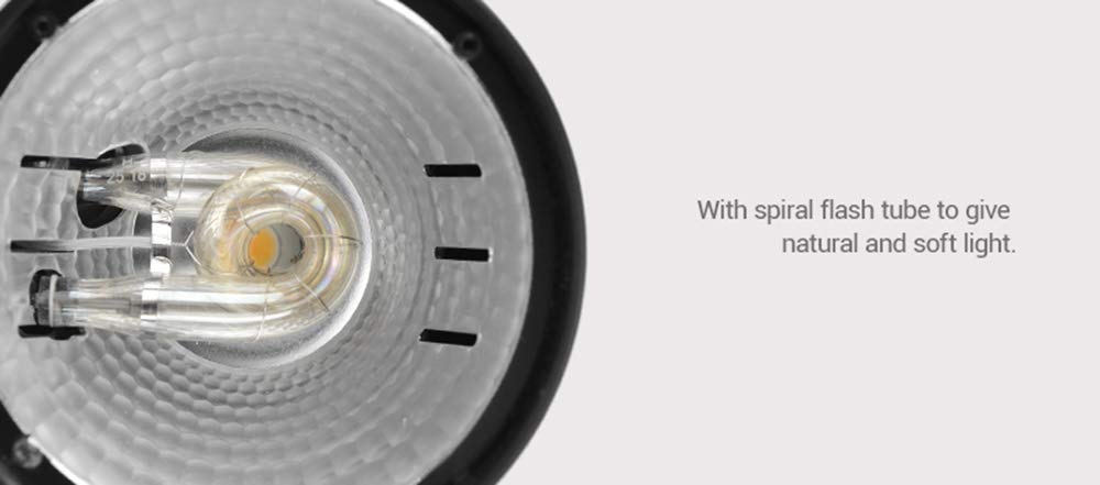 Godox H200R Round Flash Head Compatible For Godox Ak R1 Accessories Kit And Godox Ad200 Ad200 Pro Pocket Flash, 200Ws,Light And