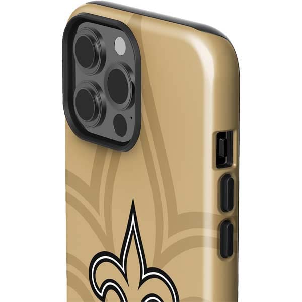 Skinit Impact Phone Case Compatible With Iphone 14 Pro Max   Officially Licensed Nfl New Orleans Saints Double Vision Design