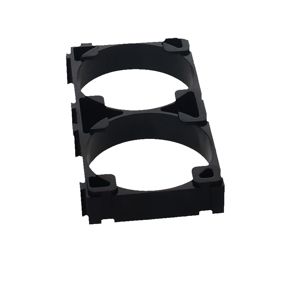Bettomshin 50Pcs 32650 Lithium Cell Spacer Double Battery Holder Bracket Battery Pack Bracket For Diy Fixed Battery 32.4Mm Hole