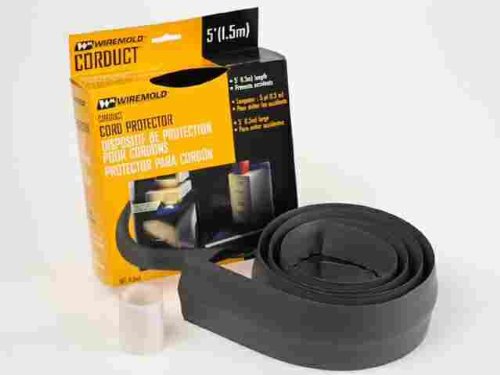 Wiremold CDG5 5' Gray Corduct On-Floor Cord Protector