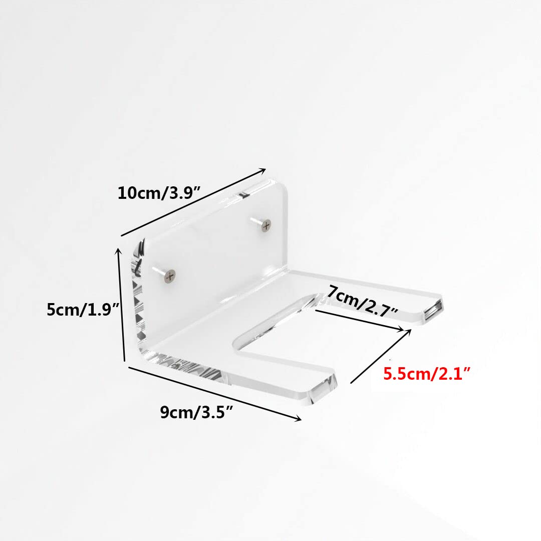 Leilin Guitar Wall Mount Guitar Wall Hanger Guitar Stand|Acrylic Wall Mount Rack For Guitar Violin Ukulele 1 Pieces