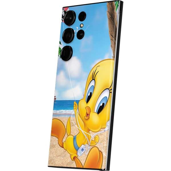 Skinit Decal Phone Skin Compatible With Galaxy S23 Ultra   Officially Licensed Looney Tunes Tweety Bird Ipod Design