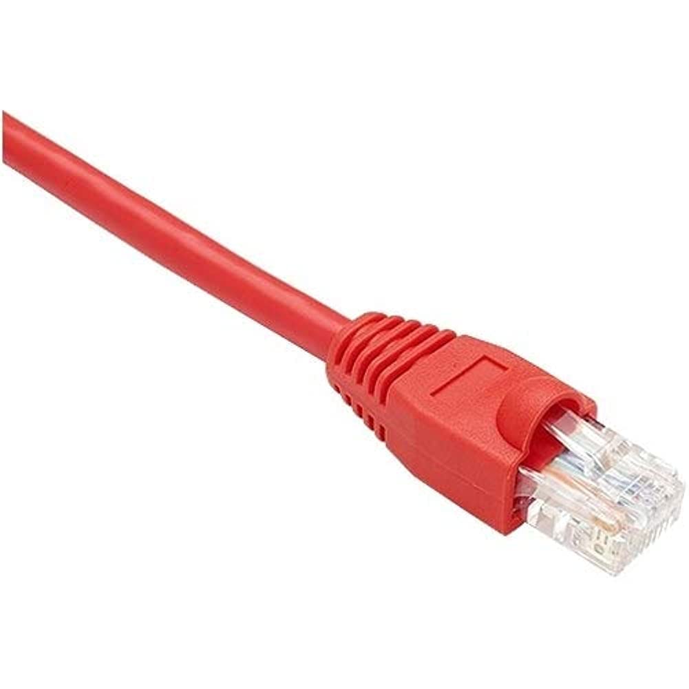 Unirise Usa Llc Cat5E Ethernet Patch Cable Utp Red Snagless 1Ft