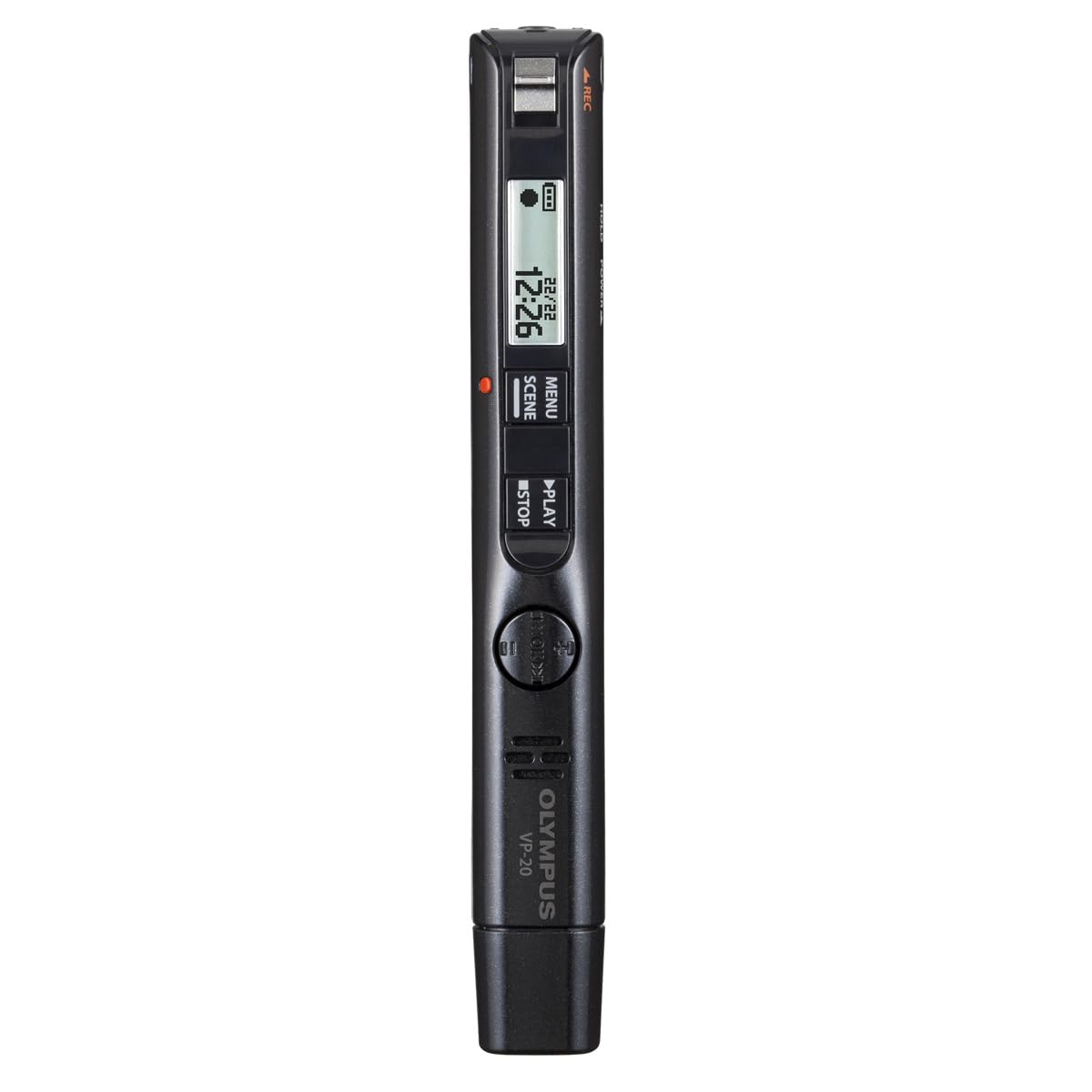 Om System Olympus Vp 20 Digital Voice Recorder With Stereo Microphones, Noise Canceling, Built In Direct Usb.