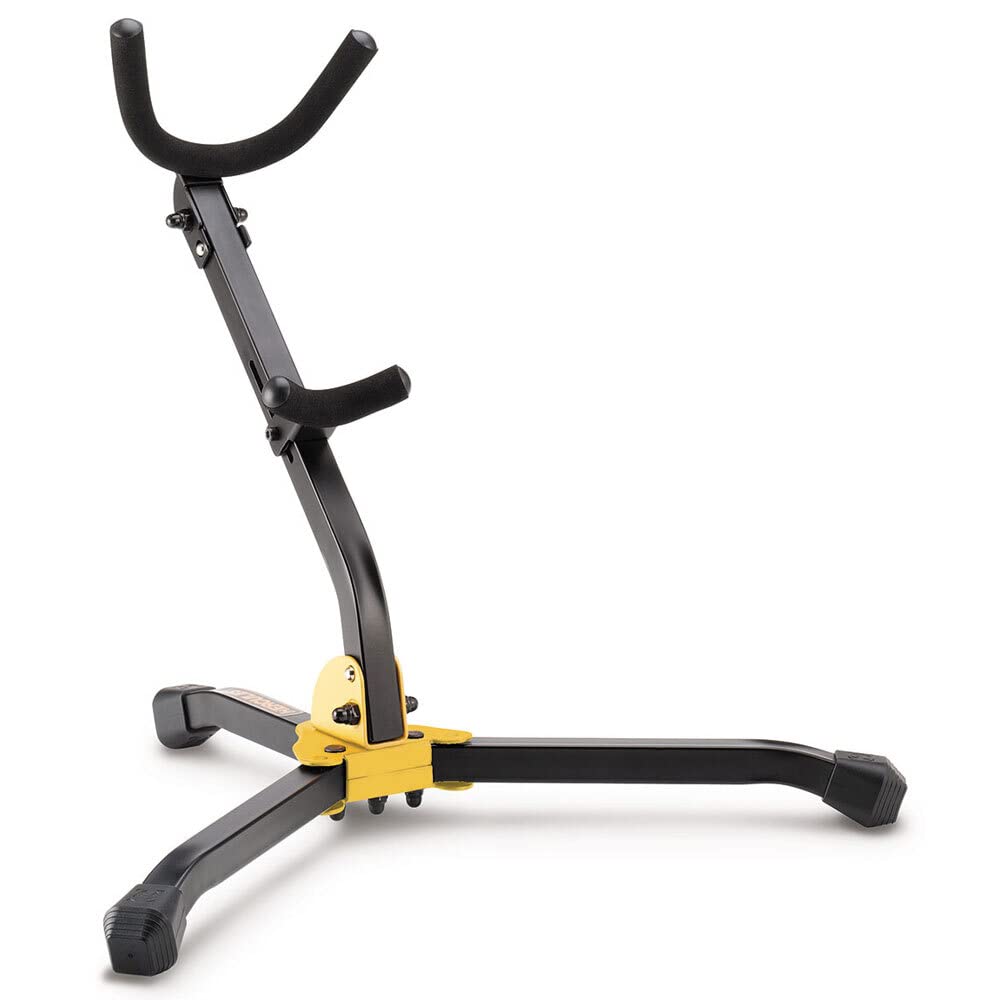 Hercules Ds530Bb Alto/Tenor Saxophone Stand With Bag,Black