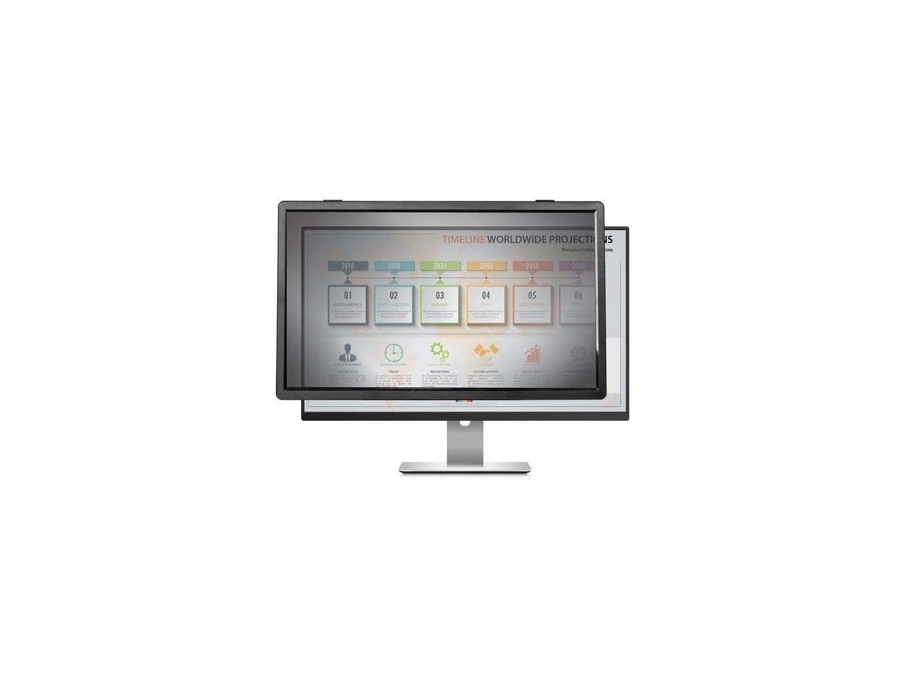 Privacyview 24In Framed Widescreen Monitor Privacy Screen Filter - For 24 In Mon
