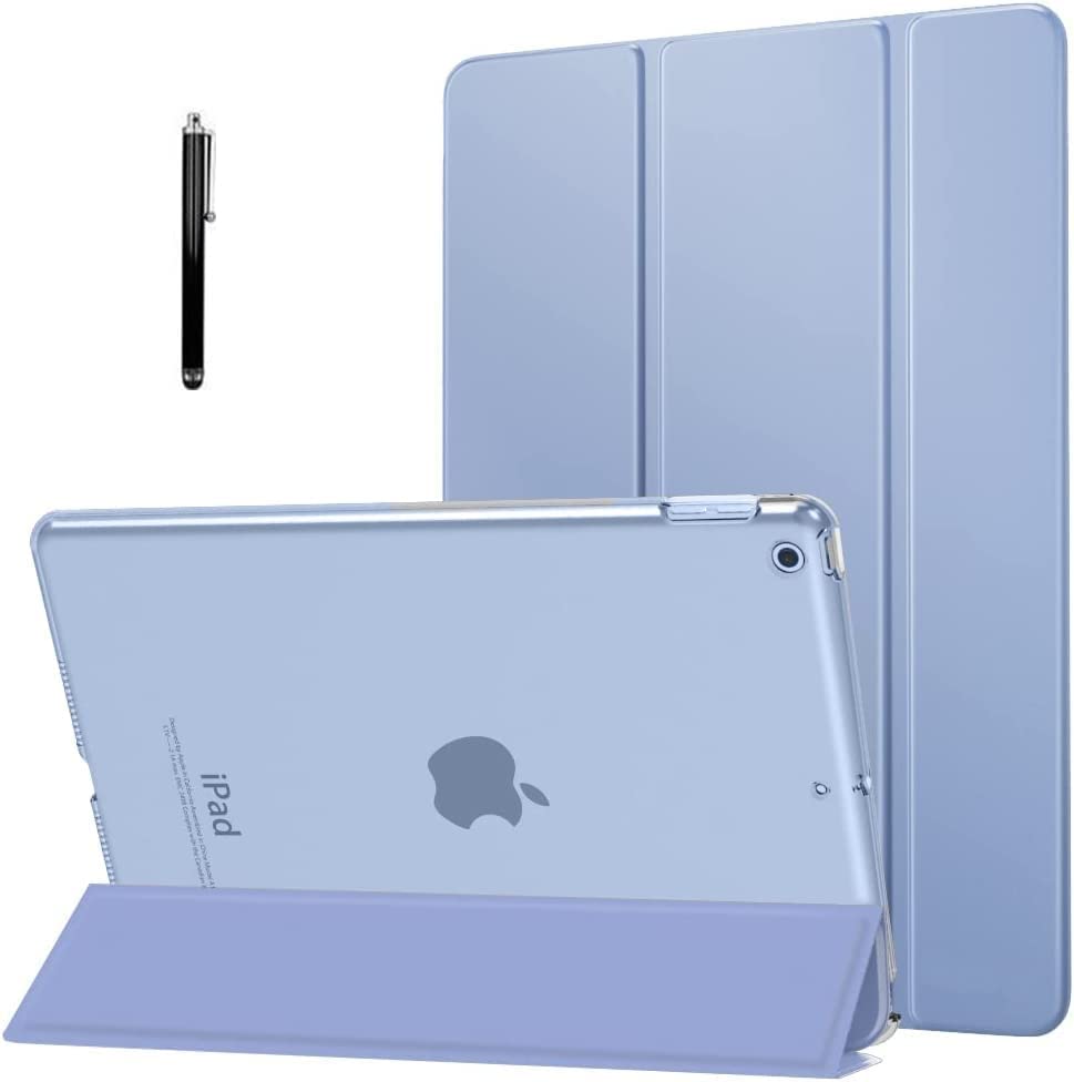 Proelite Smart Trifold Hard Back Flip Stand Case Cover For Apple Ipad 9.7 Inch 2018/2017 Air 1 Air 2 5Th 6Th Generation With Sty