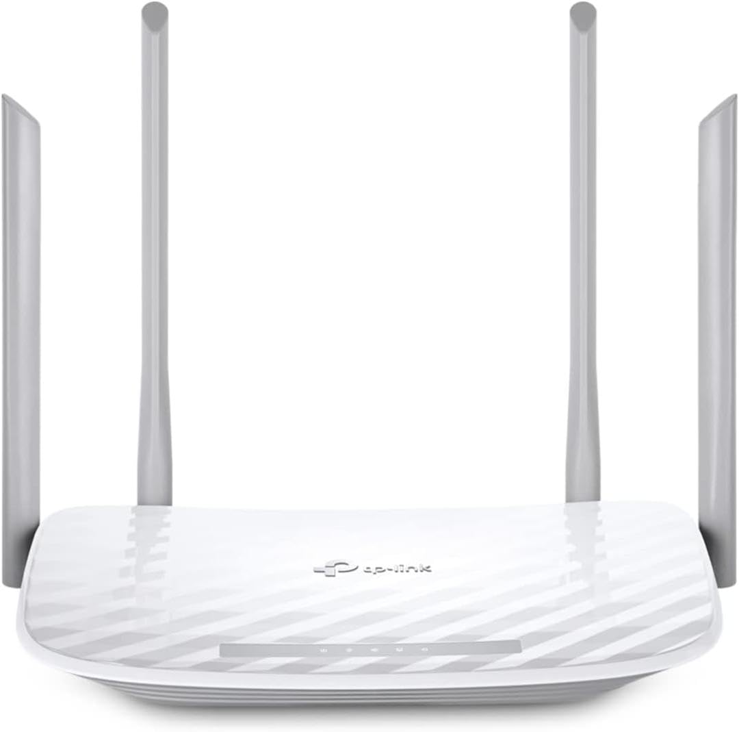 Tp Link Ac1200 Wifi Router (Archer A54)   Dual Band Wireless Internet Router, 4 X 10100 Mbps Fast Ethernet Ports, Supports Guest